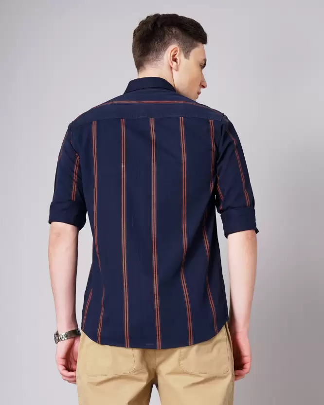 Over Size Shirt Men Light Blue Shirt - Image 2