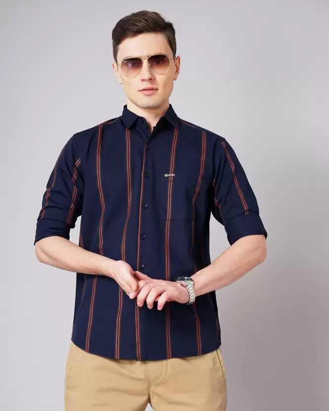 Over Size Shirt Men Light Blue Shirt - Image 3